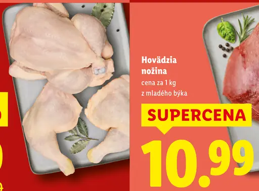 Hovädzia nožina z mladého býka
