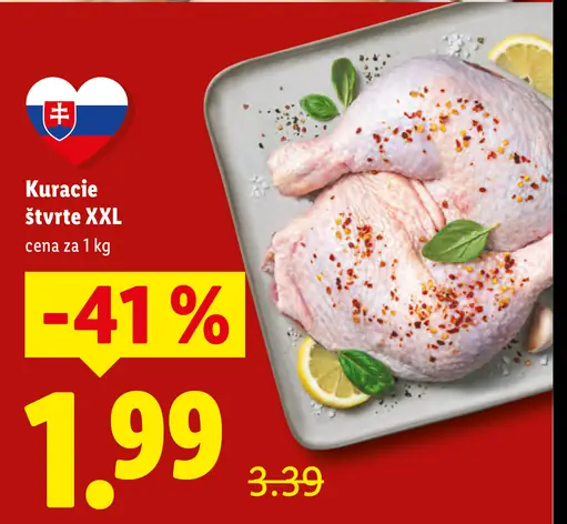 Kuracie štvrte XXL