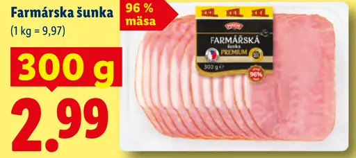 Farmárska šunka