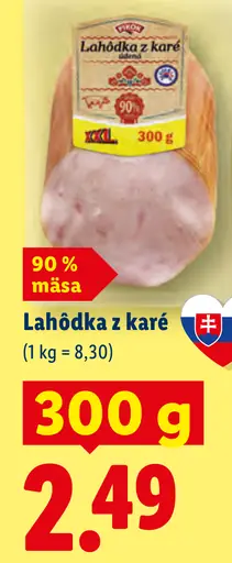 Lahôdka z karé šunka