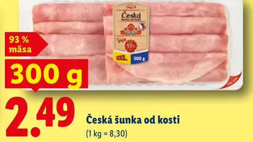 Česká šunka od kosti