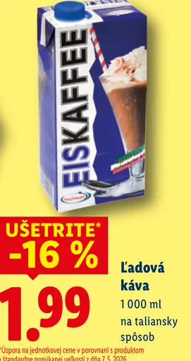 Eiskaffee ľadová káva