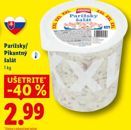 Radoma Parížsky šalát