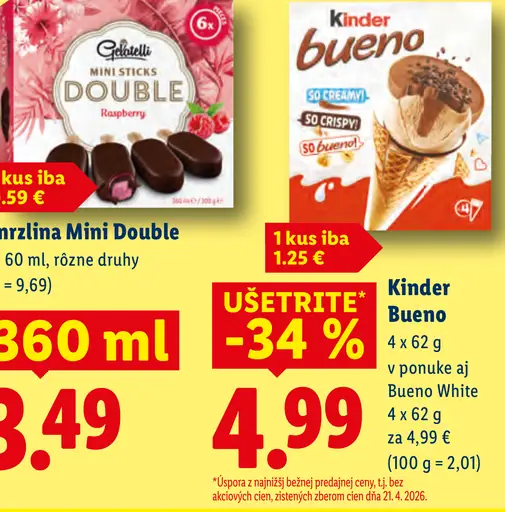 Gelatelli Zmrzlina Mini Double