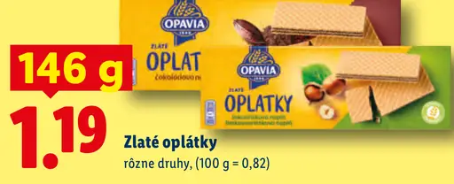 Opavia Zlaté oplátky