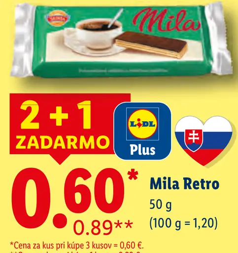 Mila Retro oblátka