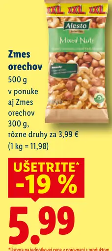 Alesto Zmes orechov