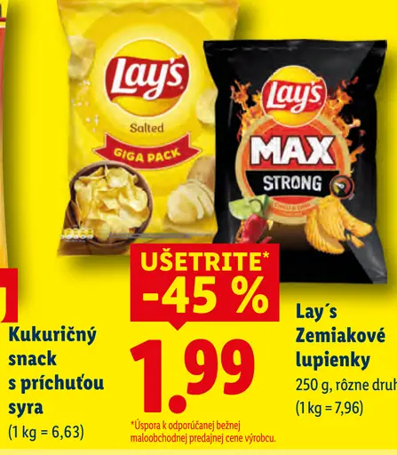 Lay's zemiakové lupienky