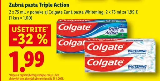 Colgate Zubná pasta Triple Action