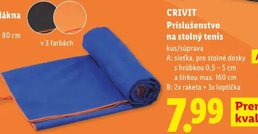 Crivit príslušenstvo na stolný tenis sieťka