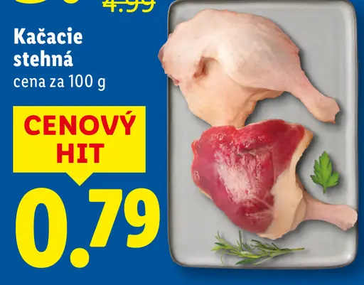 Lidl Kačacie stehná