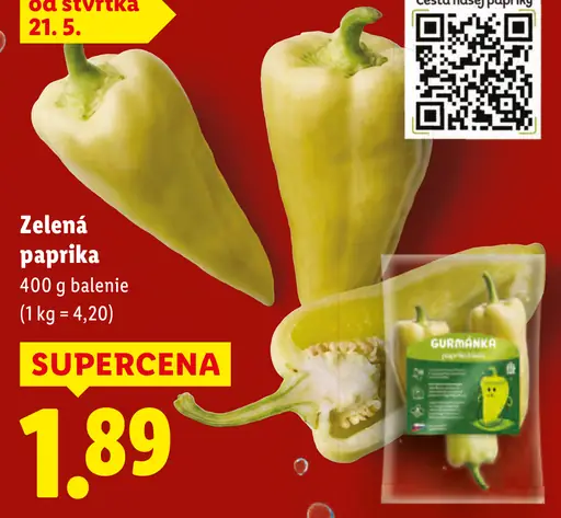Zelená paprika