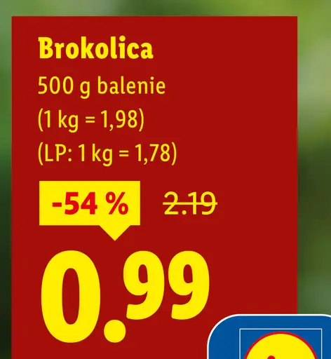 Brokolica balenie