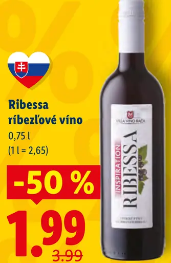 Ribessa ríbezľové víno