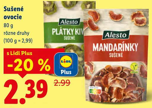 Alesto sušené ovocie