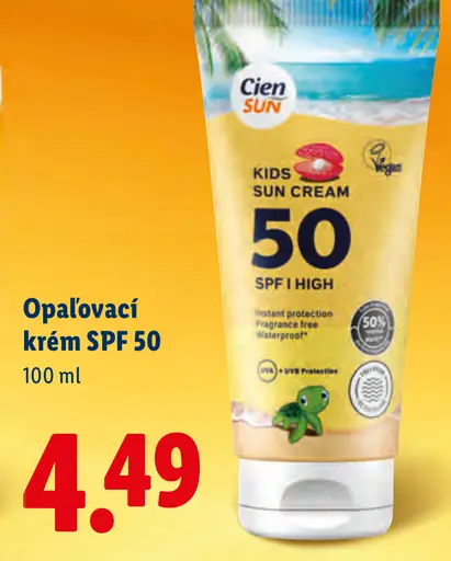 Cien Sun kids opaľovací krém SPF 50