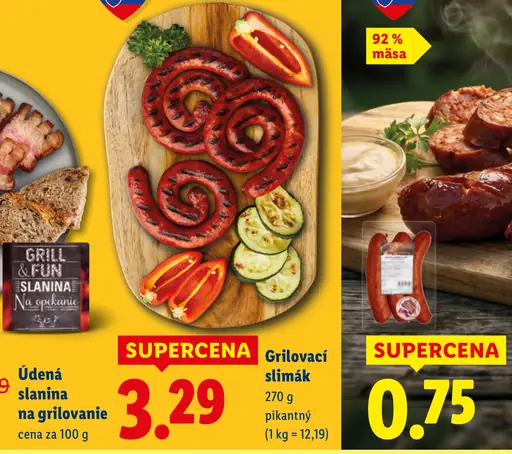 Grilovací slimák pikantný