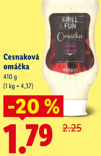 Grill & Fun Cesnaková omáčka