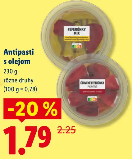 Antipasti s olejom