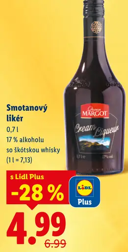 Margot smotanový likér so škótskou whiskey