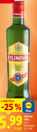 Bylinovka bylinný likér