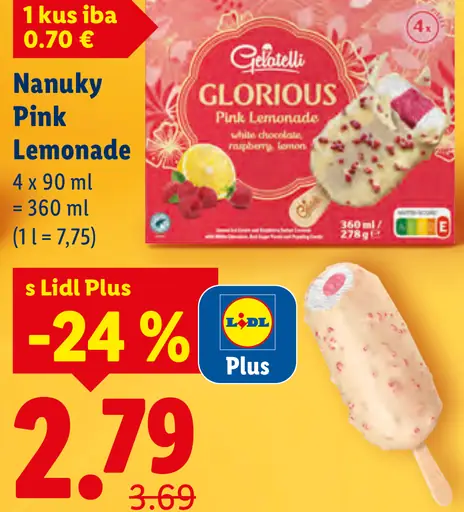 Gelatelli Nanuky Pink Lemonade