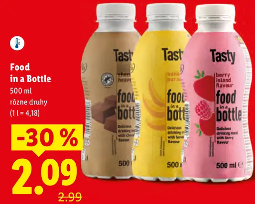 Tasty Food in a Bottle nápoj