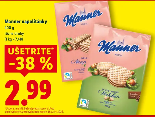 Manner napolitánky