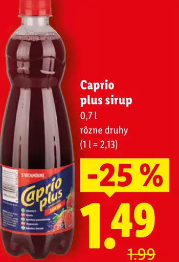 Caprio Plus sirup