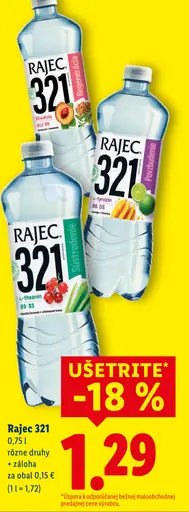 Rajec 321 ochutená voda