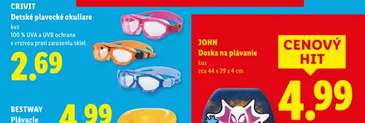 Crivit detské plavecké okuliare