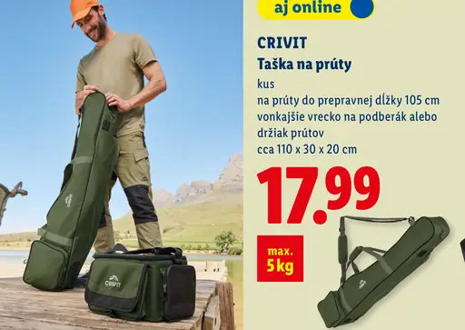 Crivit taška na prúty