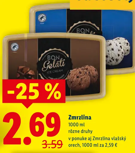 Bon Gelati Zmrzlina