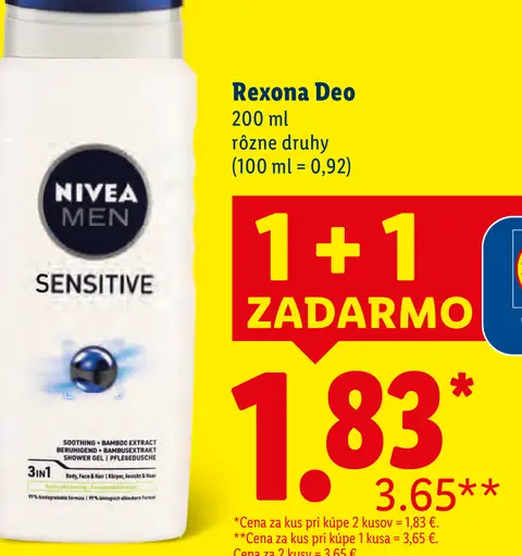 Nivea sprchovací gél