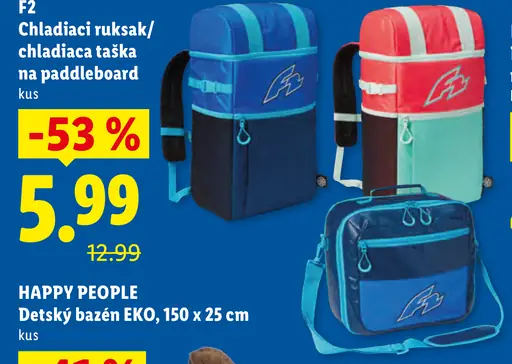 F2 chladiaci ruksak / chladiaca taška na paddleboard