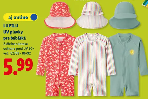 Lupilu UV plavky pre bábätká
