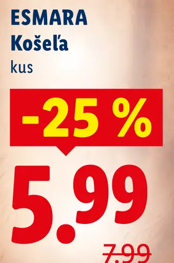 Esmara Košeľa