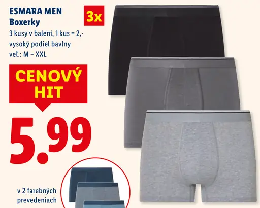 Esmara men Boxerky