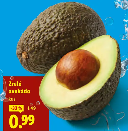 Zrelé avokádo čerstvé