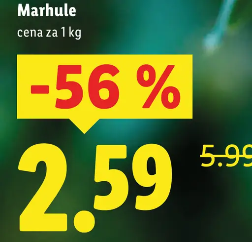 Marhule čerstvé