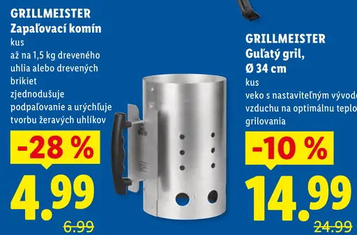 Grillmeister zapaľovací komín