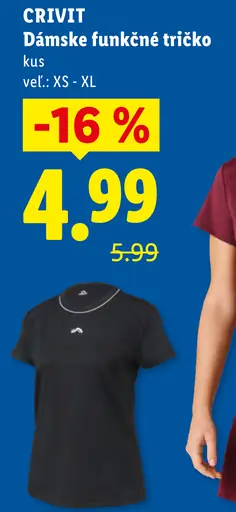 Crivit dámske funkčné tričko