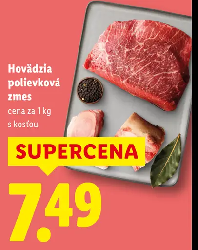 Hovädzia polievková zmes s kosťou