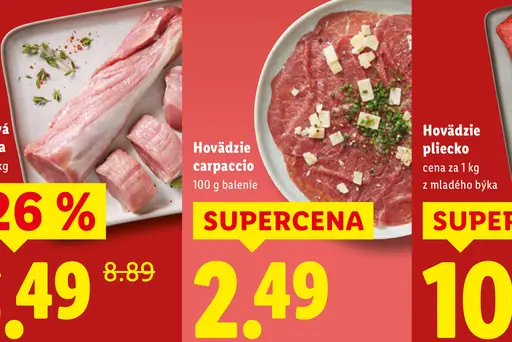 Hovädzie Carpaccio
