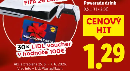 Powerade iontový nápoj