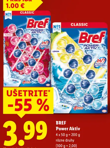 Bref Classic Power Aktiv WC blok