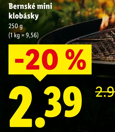 Bernské mini klobásky