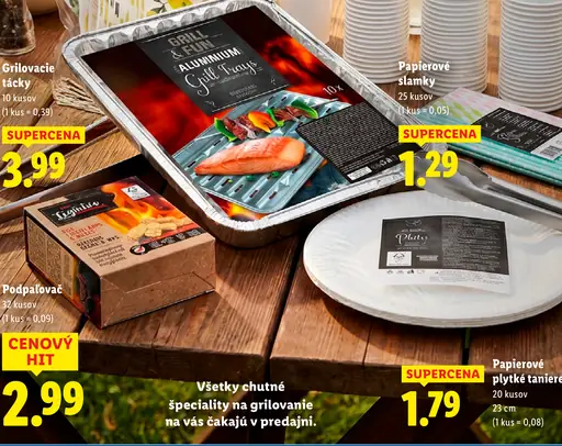 Grilovacie tácky