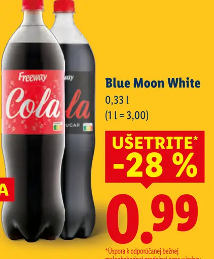 Blue Moon White pšeničné pivo