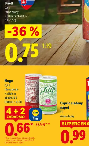 Birell nealko radler rôzne druhy plechovka